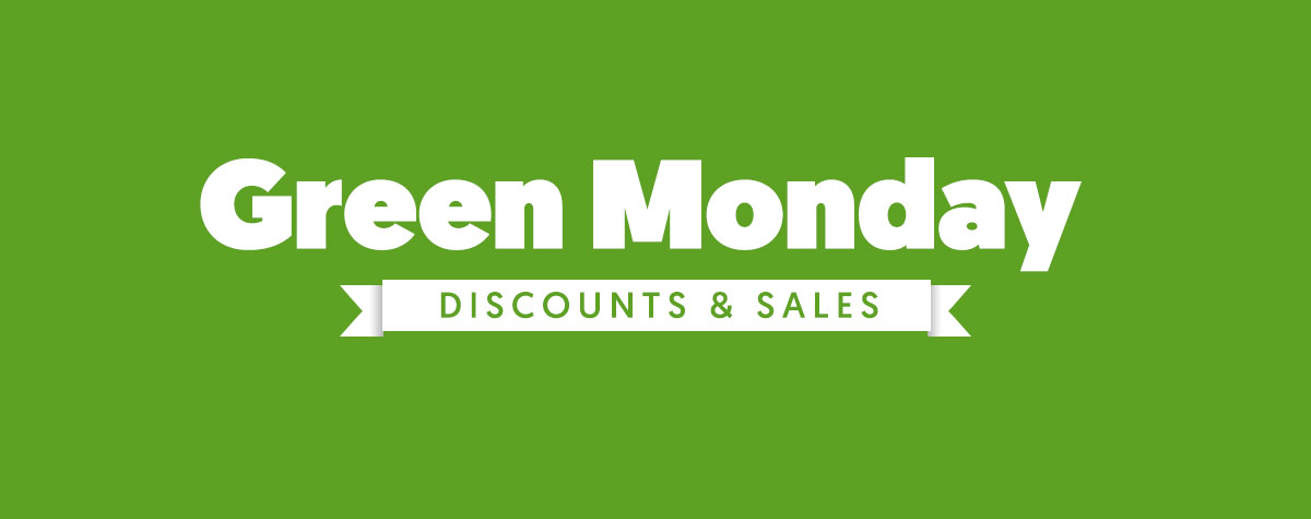 Green Monday discounts and sales